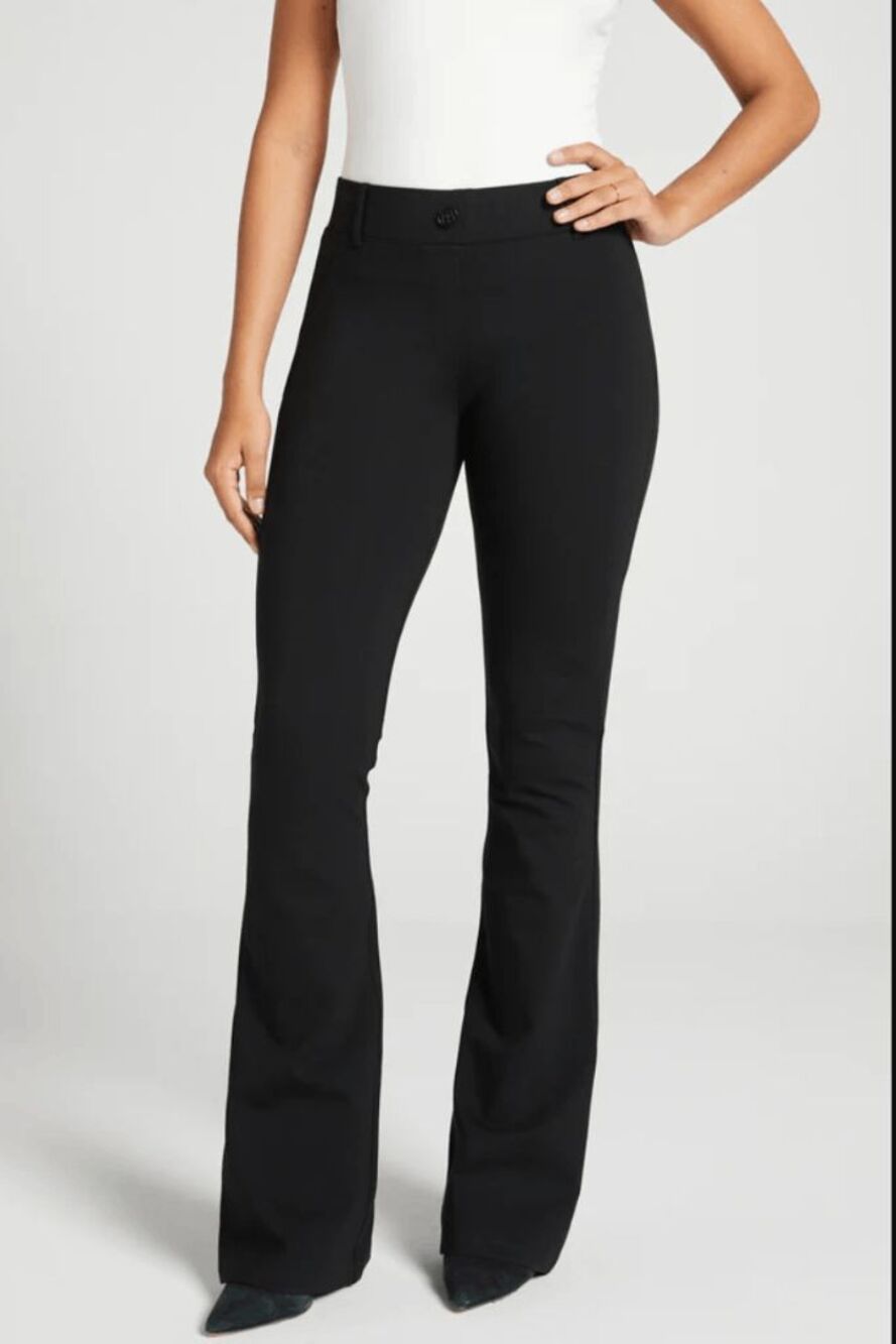 New Betabrand Black Bootcut Classic Dress Pant Yoga Pants Xlarge